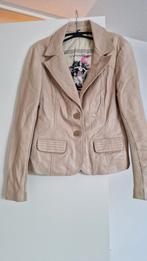 Leren jasje Transmission maat XL, Transmission, Beige, Maat 46/48 (XL) of groter, Ophalen of Verzenden