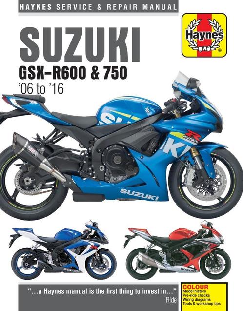 Suzuki GSX-R 600 750 [2006-2016] Haynes boek GSXR 750 600, Motoren, Handleidingen en Instructieboekjes, Suzuki, Ophalen of Verzenden