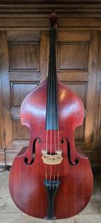 Contrabas Duits 4 snaren, Muziek en Instrumenten, Strijkinstrumenten | Contrabassen, Ophalen of Verzenden, Gebruikt