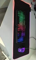 RGB Gaming Set - Toetsenbord, Muis & XL Muismat, Ophalen, Ergonomisch, Zo goed als nieuw, Battletron