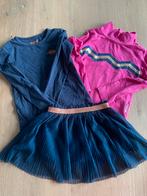 B-Nosy en Koko Noko set met rok en 2 shirts roze en blauw, Kinderen en Baby's, Kinderkleding | Maat 116, Meisje, Gebruikt, Ophalen of Verzenden