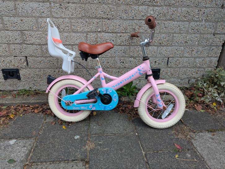 Super Super kinderfietsje 12 inch, Fietsen en Brommers, Fietsen | Meisjes, Gebruikt, 14 inch of minder, Ophalen