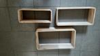 Te koop set wandboxen, 3-delige houten set, Ophalen of Verzenden, Zo goed als nieuw
