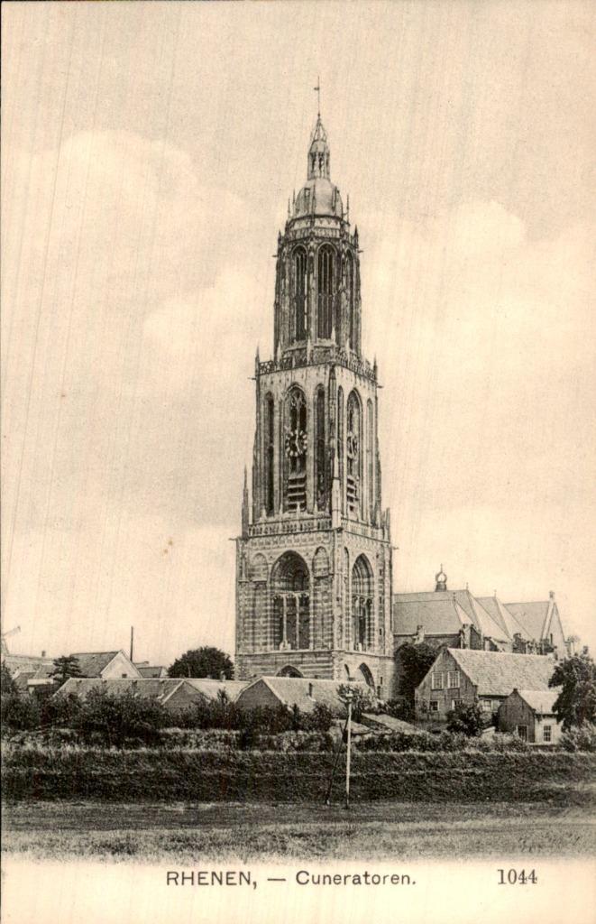 Rhenen - Cuneratoren, Verzamelen, Ansichtkaarten | Nederland, Gelopen, Utrecht, Voor 1920, Ophalen of Verzenden