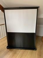Inklapbaar Projectiescherm 120x92cm, Ophalen, Handmatig, Gebruikt