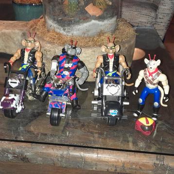 Biker Mice from Mars vintage actiefiguren  beschikbaar voor biedingen