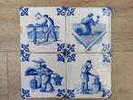 Oude delfts blauwe tegeltjes, Antiek en Kunst, Ophalen of Verzenden