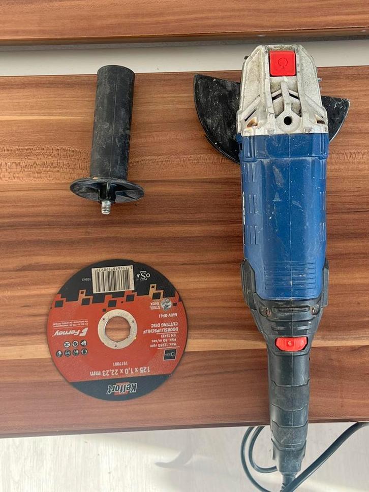 Haakse slijper 1200W, Doe-het-zelf en Verbouw, Gereedschap | Slijpmachines, Haakse handslijpmachine, 1000 watt of meer, Ophalen of Verzenden