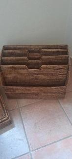 Lektuurbak birma riet, vintage, Ophalen, Zo goed als nieuw