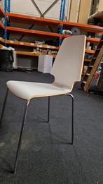 4 Witte design stoelen ikea voor €50,-, Huis en Inrichting, Stoelen, Wit, Ophalen of Verzenden, Zo goed als nieuw, Metaal