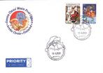 Finland.  Poststuk 2001 met mi. 1160 en 1367, Envelop, Verzenden
