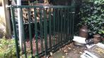 Heras draaipoort groen gepoedercoat, Tuin en Terras, Tuinhekken en Hekwerk, Ophalen, IJzer