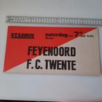 FEYENOORD  - F.C. TWENTE jaren '80, Ophalen of Verzenden, Zo goed als nieuw, Feyenoord