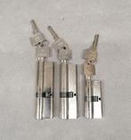 3 BKS Cilindersloten - gelijksluitend, Ophalen of Verzenden, Gebruikt, Slot