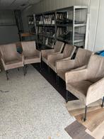Stoelen leer beige, Huis en Inrichting, Ophalen, Gebruikt, Overige kleuren, Leer