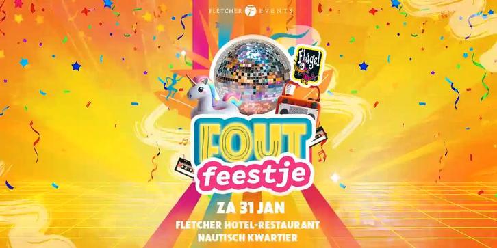Kaartjes ‘Fout Feestje!’ | Huizen | Zaterdag 31 januari 2026, Tickets en Kaartjes, Evenementen en Festivals, Drie personen of meer