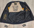 PME Legend varsity college jacket /wol en leren jas (L), Kleding | Heren, Maat 52/54 (L), Blauw, ., Ophalen of Verzenden