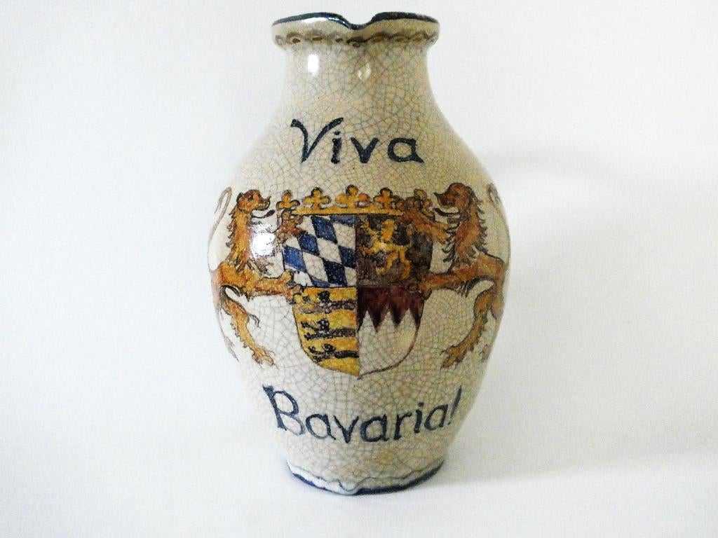 Een originele oude bierkan van Bavaria Beieren Duitsland., Antiek en Kunst, Ophalen of Verzenden