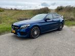 Mercedes-Benz C-Klasse C43 AMG 367pk 4MATIC 9G-TRONIC 2016, Automaat, 1800 kg, Zwart, Blauw