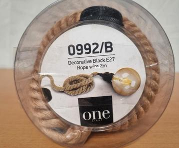 Decoratie touw snoer lamp 2 meter sfeerlamp industrieel  beschikbaar voor biedingen