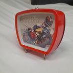 Retro wekker op batt. Afbeelding Honda racing., Ophalen of Verzenden, Zo goed als nieuw