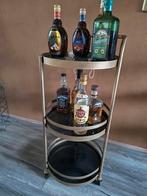 messing drank karretje, 3 lagen., Ophalen, Rond, Metaal of Aluminium, Minder dan 55 cm
