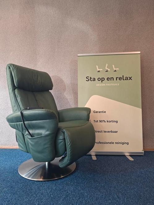 Sta op relax fauteuil Meubelzorg ZGAN 1,5 j oud evt op accu, Huis en Inrichting, Fauteuils, Zo goed als nieuw, 50 tot 75 cm, Ophalen of Verzenden