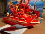 Playmobil Brandweer Reddingsboot - Compleet!, Ophalen of Verzenden, Gebruikt, Jongen of Meisje