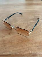 Bruine zonnebril (rimless), Zonnebril, Bruin, Nieuw, Ophalen
