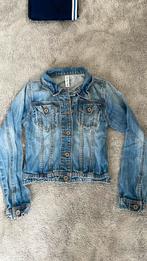 blauw spijkerjasje maat 146/152 merk Hema, Kinderen en Baby's, Kinderkleding | Maat 146, Meisje, Ophalen of Verzenden, Zo goed als nieuw