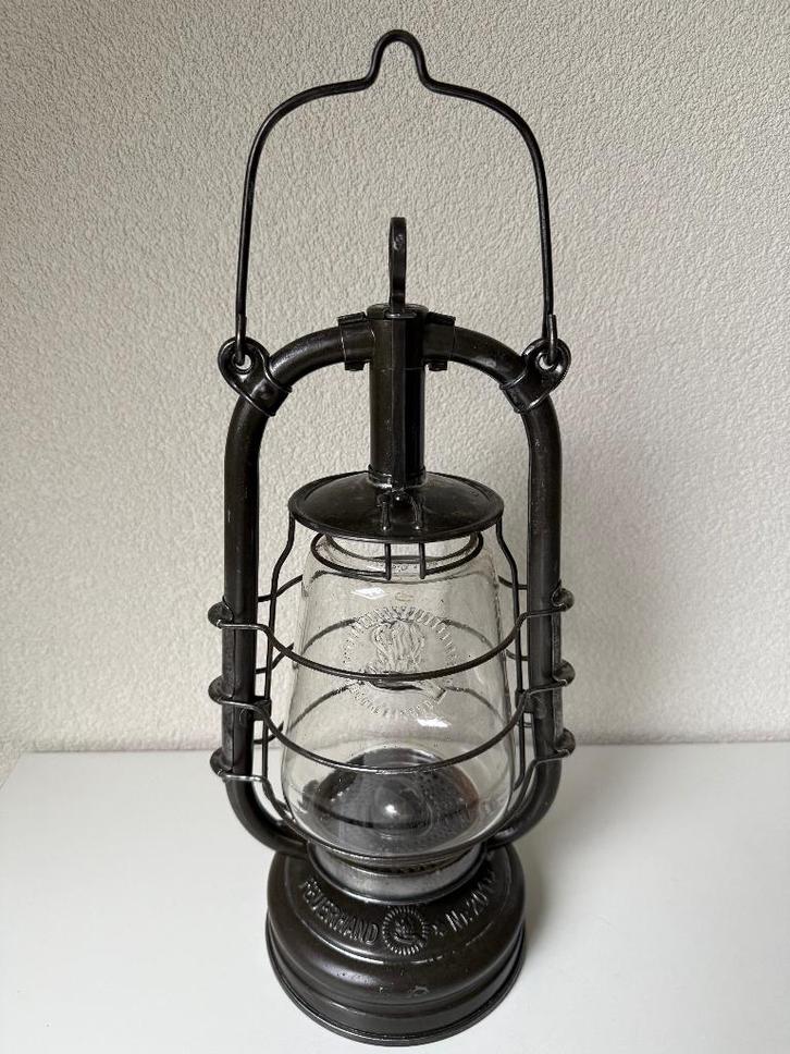 Feuerhand 201 stormlamp / stormlantaarn (met origineel glas), Antiek en Kunst, Antiek | Lampen, Ophalen of Verzenden
