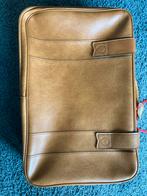 2 Cognac Kleur Koffers - Groot & Klein, Sieraden, Tassen en Uiterlijk, Koffers, Gebruikt, 45 tot 55 cm, Slot, Leer