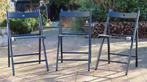 Inklapbare stoeltjes, Huis en Inrichting, Stoelen, Ophalen, Drie, Zwart, Zo goed als nieuw