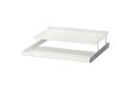 IKEA KOMPLEMENT Uittrekbaar schoenenrek, wit, 75x58 cm, Ophalen, Zo goed als nieuw