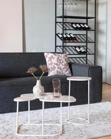 Zuiver Moondrop Multi - Bijzettafel - Wit beschikbaar voor biedingen