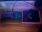 Corsair RGB Set - Toetsenbord / Muis / Muismat, Computers en Software, Gebruikt, Toetsenbord en muis-set, Ophalen of Verzenden