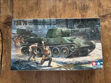 1/35 T34/76 Russian WW2 tank - Tamiya beschikbaar voor biedingen