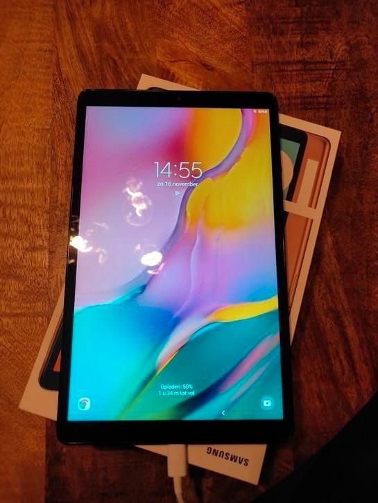 Samsung Tab A - Tablet, Computers en Software, Android Tablets, Zo goed als nieuw, Wi-Fi, 10 inch, 32 GB, Uitbreidbaar geheugen