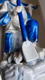 Beeld : vrouw ( kleur blauw / wit), Ophalen of Verzenden, Zo goed als nieuw, Mens