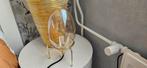 Amberkleurige tafelllamp incl ledlampje H26, Ophalen of Verzenden, Nieuw