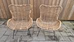 2 rotan stoelen, Ophalen, Gebruikt, Twee, Bruin
