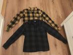 Flanellen ruiten blousen, maat 158-164, Ophalen of Verzenden