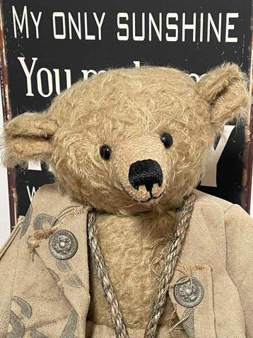 Prachtige grote artist mohair teddybeer  beschikbaar voor biedingen