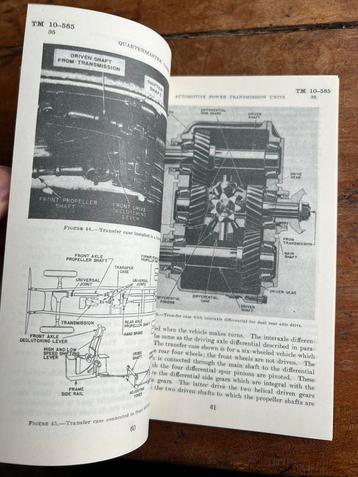 WO2 Amerikaans handboek transmissie motor voertuig Jeep KTR beschikbaar voor biedingen