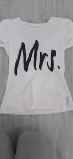 Nik&nik nik & nik 164 wit witte tekst mrs shirt tshirt, Gebruikt, Nik&Nik, Shirt of Longsleeve, Verzenden