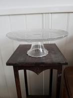 Glazen Taartschaal, Huis en Inrichting, Woonaccessoires | Schalen en Manden, Schaal, Rond, Nieuw, Ophalen of Verzenden