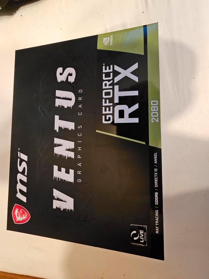 RTX 2080 VENTUS, Computers en Software, Videokaarten, Zo goed als nieuw, PCI-Express 3.0, GDDR6, HDMI, DisplayPort, Ophalen of Verzenden