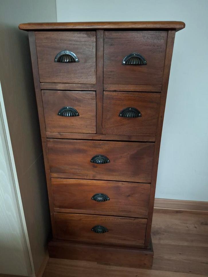 Vintage Apothekerskast in Koloniale Stijl, Huis en Inrichting, Kasten | Dressoirs, Ophalen