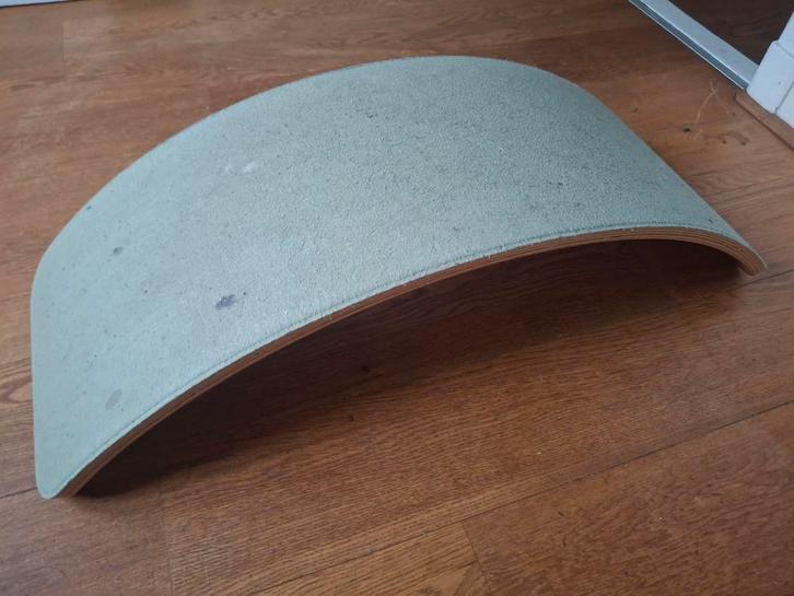 Wobbel Balance Board - mintgroen, Kinderen en Baby's, Speelgoed | Houten speelgoed, Gebruikt, Overige typen, Ophalen of Verzenden
