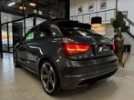 Audi A1 1.4 TFSI S-line 122PK S-tronic Panoramadak Xenon Nav, Auto's, Zwart, 4 cilinders, 4 stoelen, Leder en Stof